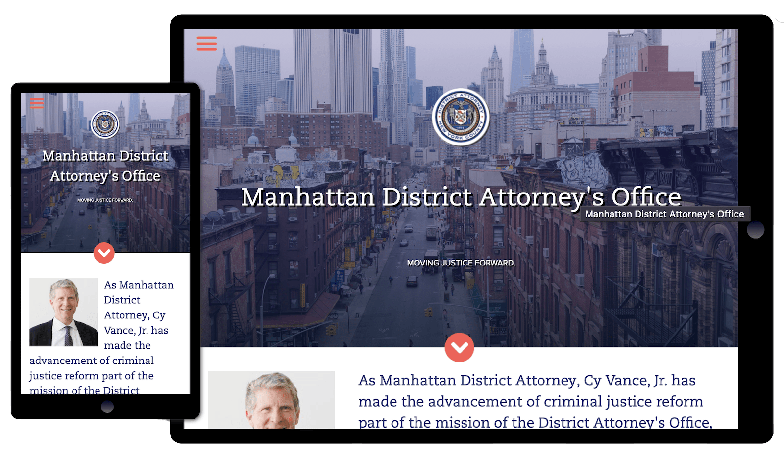 Manhattan District Attorney\'s Office Website