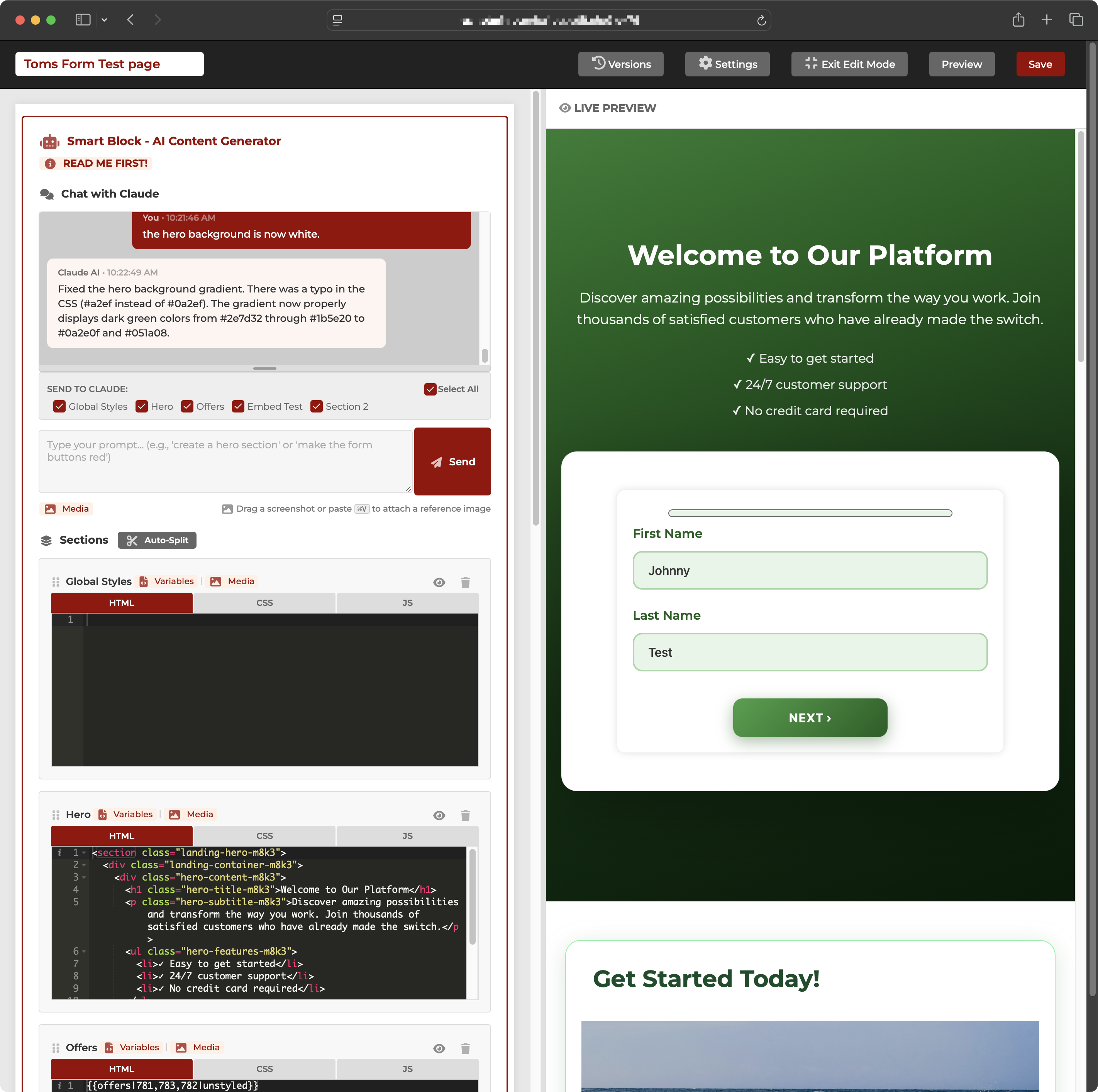 Smart Block Generator